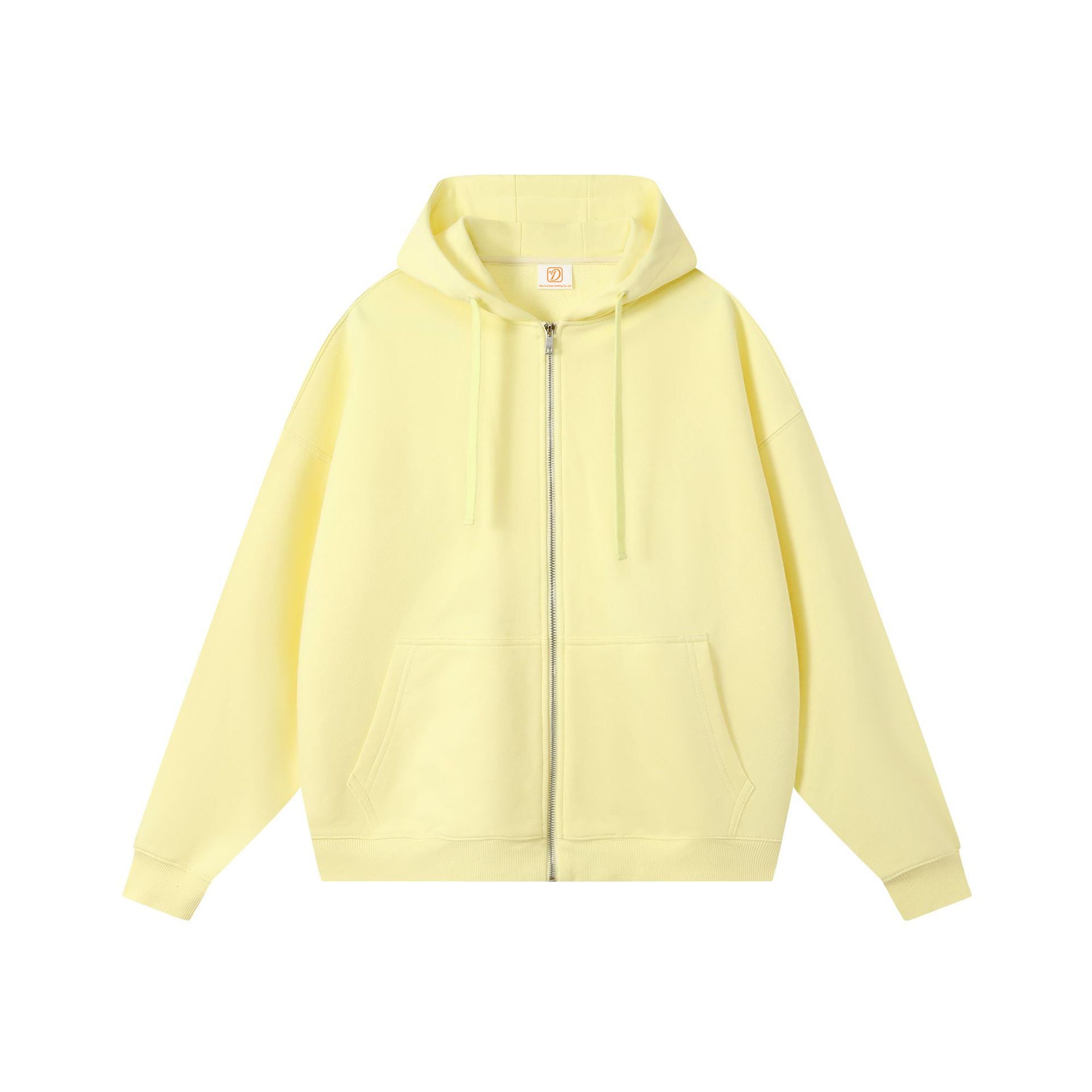 Custom-made Unisex Casual Wholesale Streetwear Heavyweight Blank Full Zip Men's and Women's Hoodies