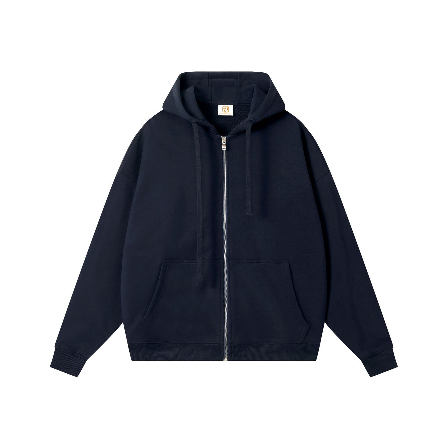 Custom-made Unisex Casual Wholesale Streetwear Heavyweight Blank Full Zip Men's and Women's Hoodies