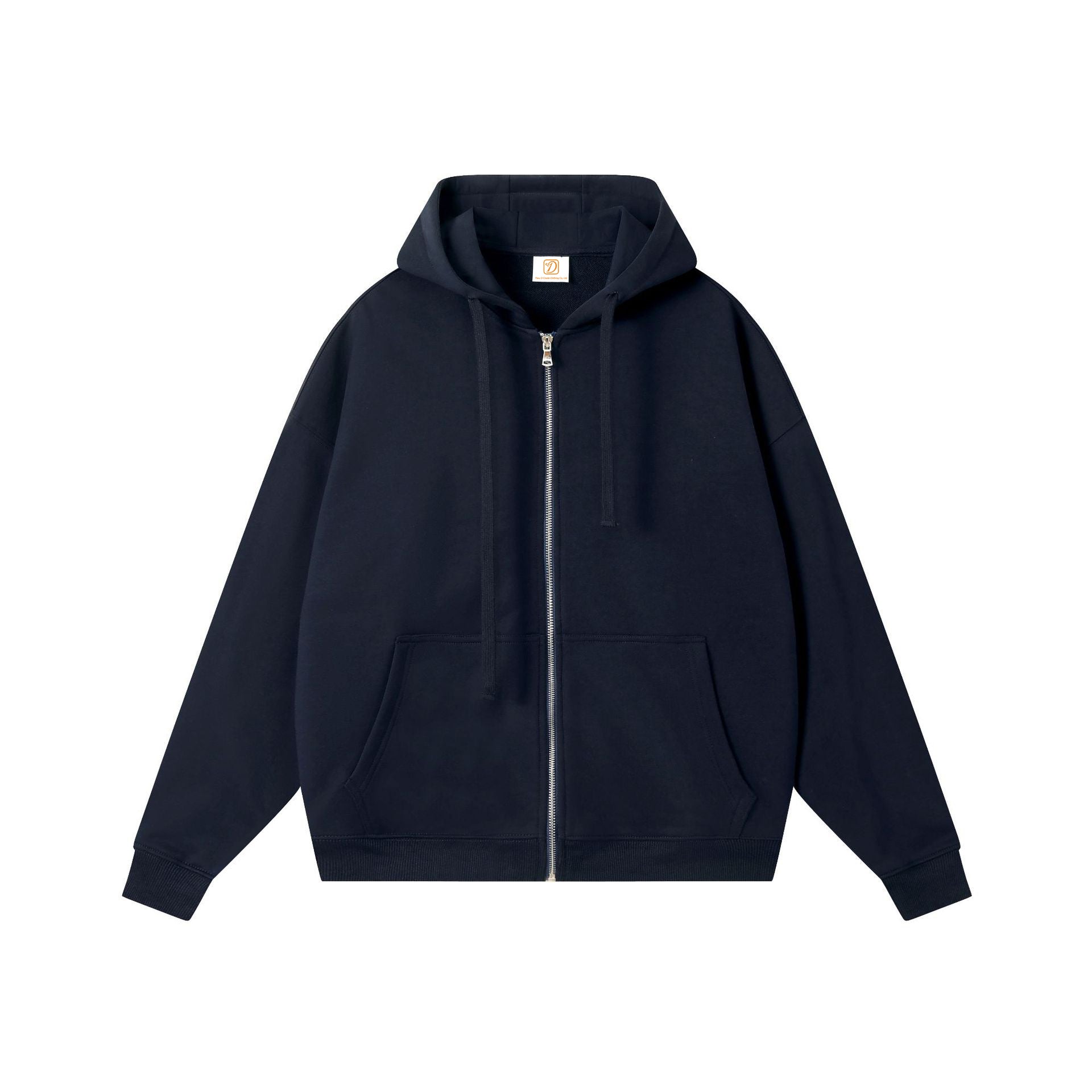 Custom-made Unisex Casual Wholesale Streetwear Heavyweight Blank Full Zip Men's and Women's Hoodies