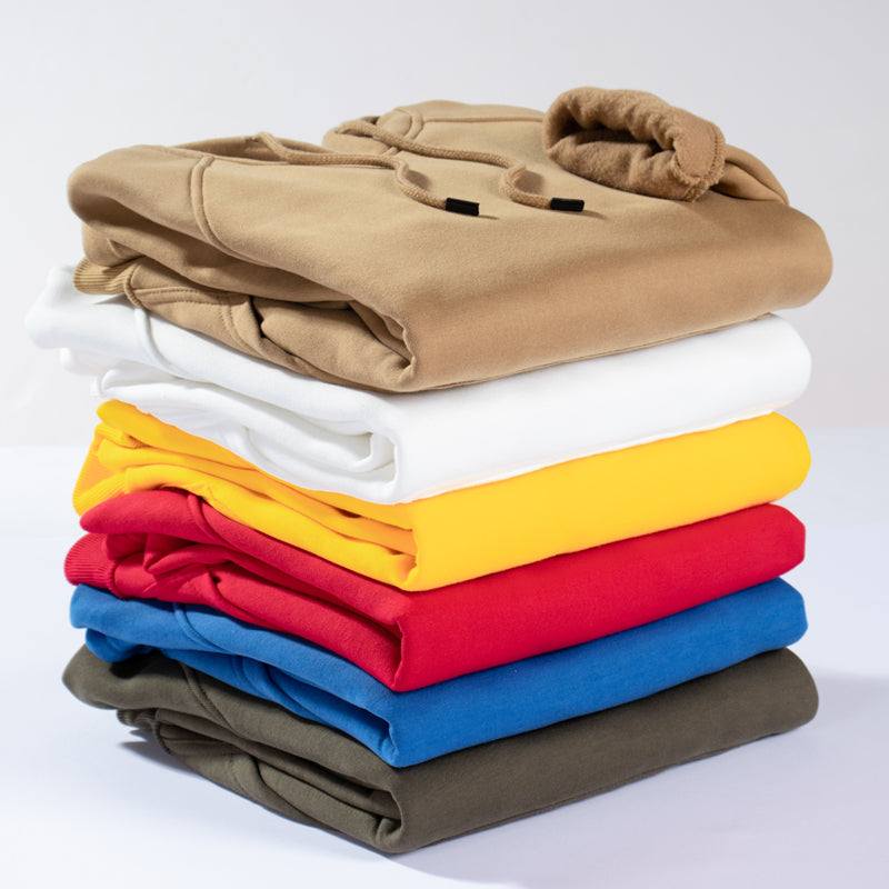 Oversized Fleece Loose Shoulder Sleeve 100% Polyester Screen Printed Custom logo High Quality Pure Color Hoodies Bulk Wholesale