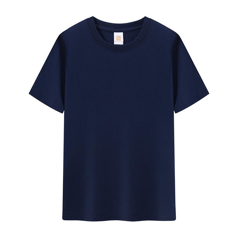 Plus Size Men's T-shirts Streetwear High Quality Blank Custom logo Pure Color Drop Shoulder High Quality Regular Fit T-shirts