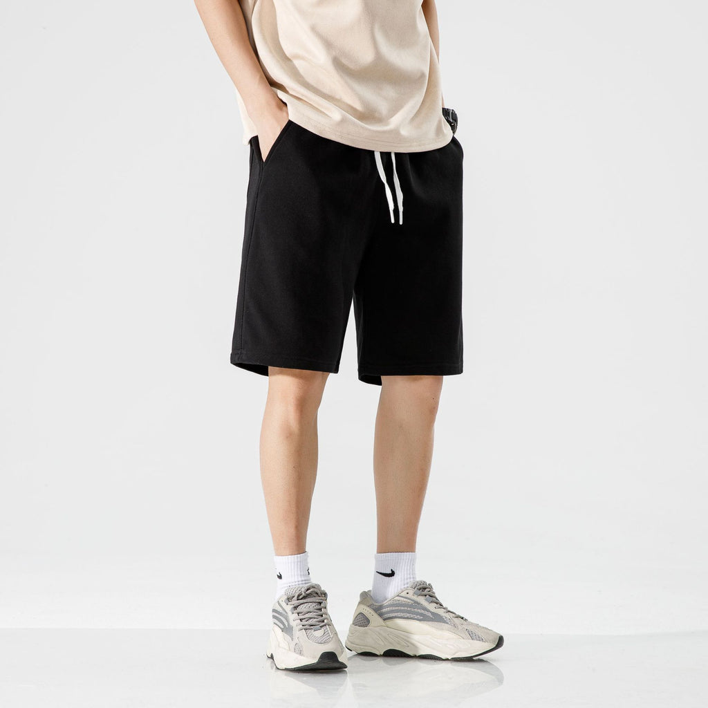 Heavyweight Custom logo Shorts Unisex High Quality Blank Polyester/Cotton Pure Color Screen Printed Heat Transfers for Shorts