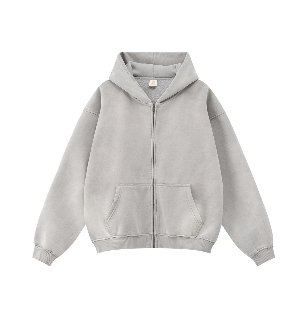 Customize Your Own Exclusive Design Worn Out and Padded Cardigan with Hood and Pullover Style Men's Gradient Spray Painting