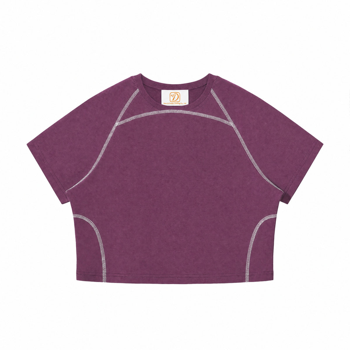 Tshirts Wholesale Sorona Kanhasu Women's Off the Shoulder Short-Sleeved Top Multiple Processes to Choose From Plain Design