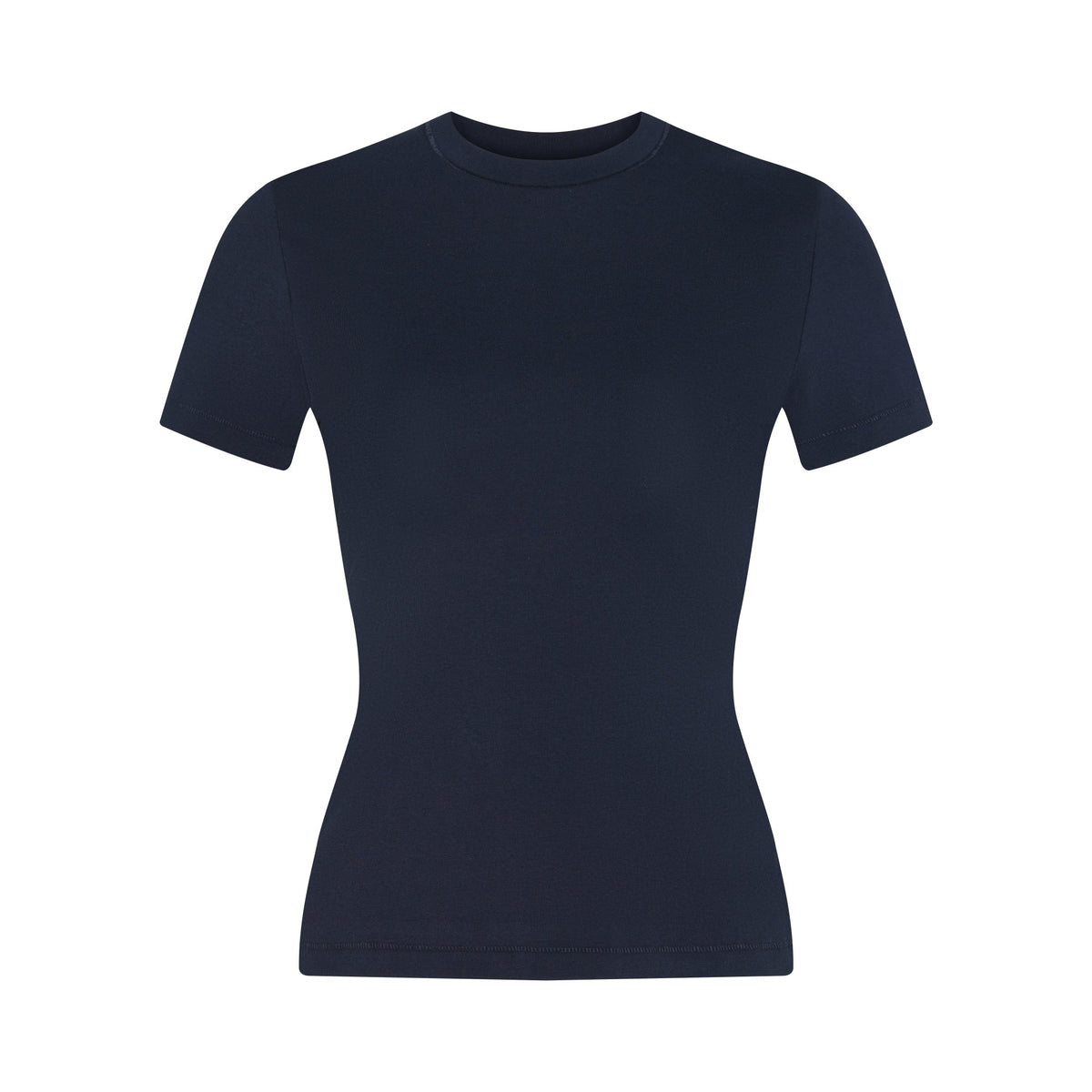 Summer Version Customized Solid Color Fitted Short Sleeved Casual Sports t Shirt for Women with a Straight Cut on the Shoulders