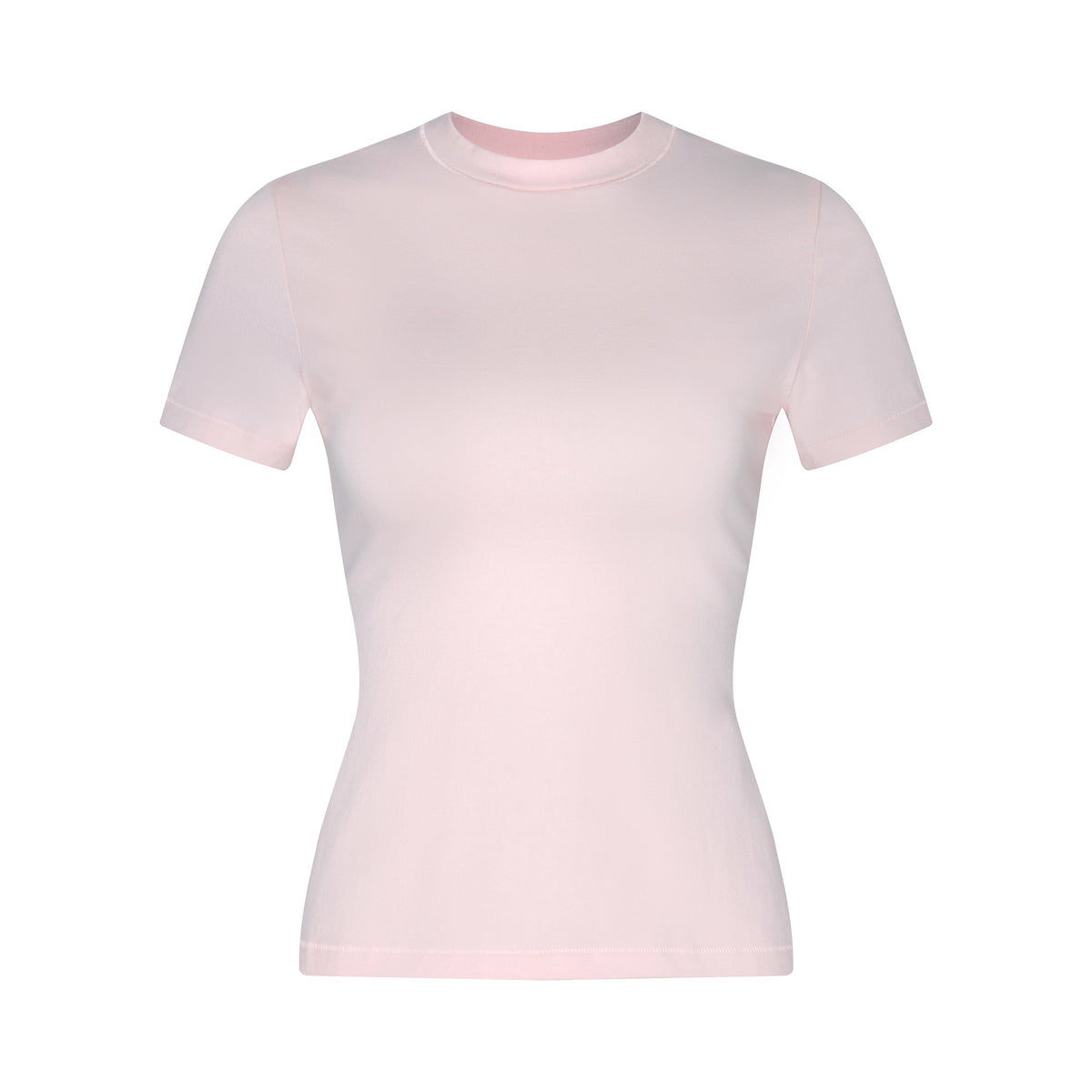 Summer Version Customized Solid Color Fitted Short Sleeved Casual Sports t Shirt for Women with a Straight Cut on the Shoulders