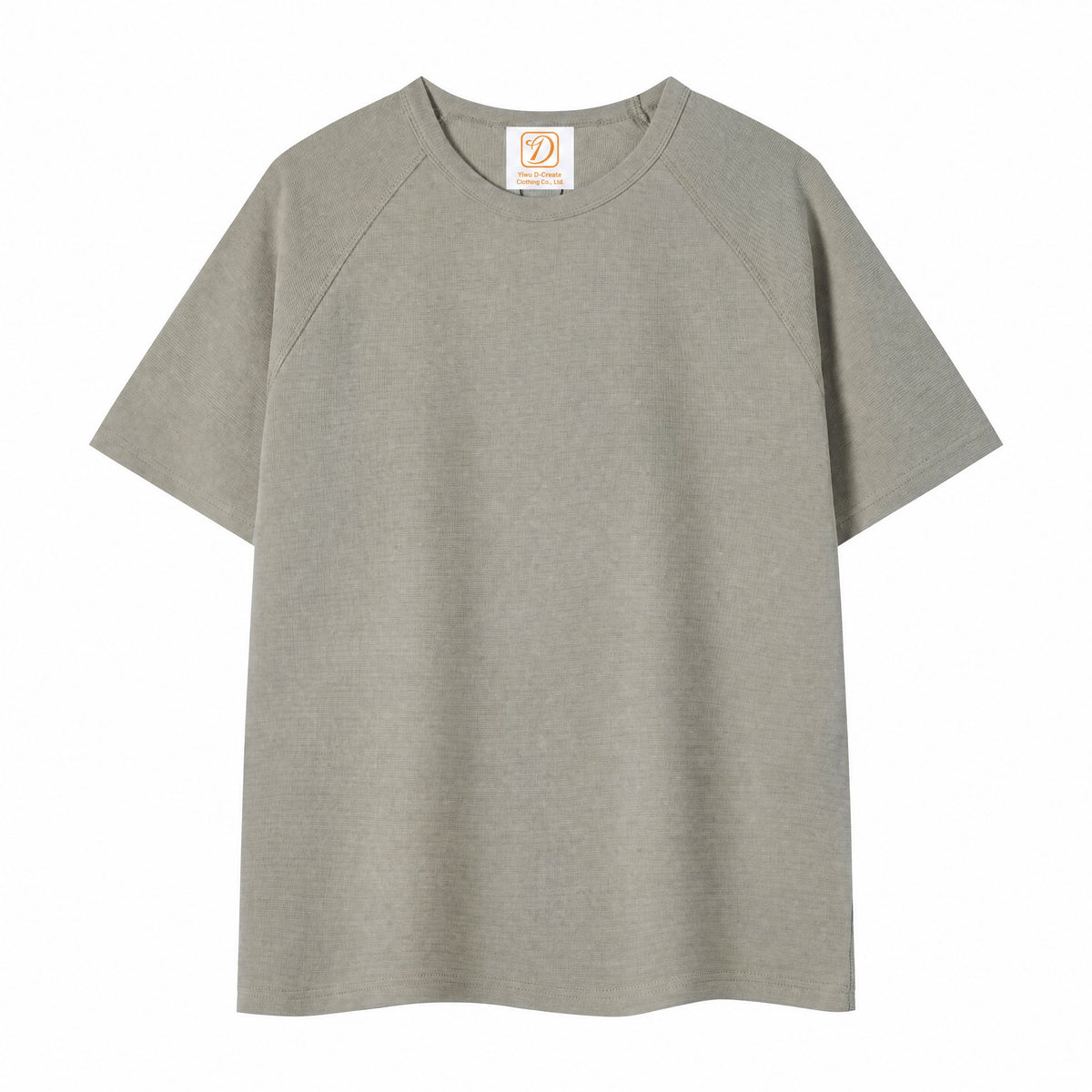 Summer Men's T Shirt American Style t Shirt with Shoulder Sleeves Decorative Stitching Textured Surface Pullover Style for Men