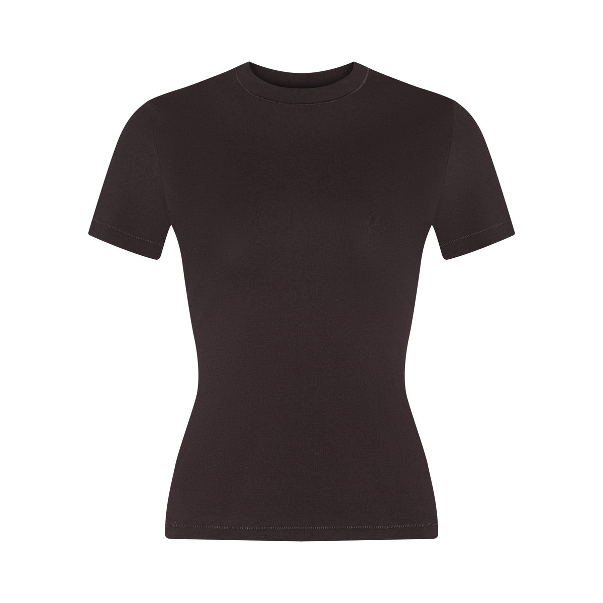 Summer Version Customized Solid Color Fitted Short Sleeved Casual Sports t Shirt for Women with a Straight Cut on the Shoulders
