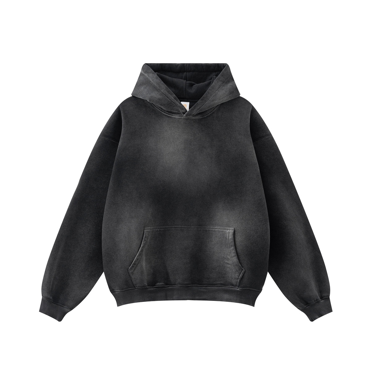 OEM Hoodie Manufacturers Gradient Color Printed Horse Chestnut Loose Hooded Fleece Pullover Vest Hoodie From a Trendy Brand