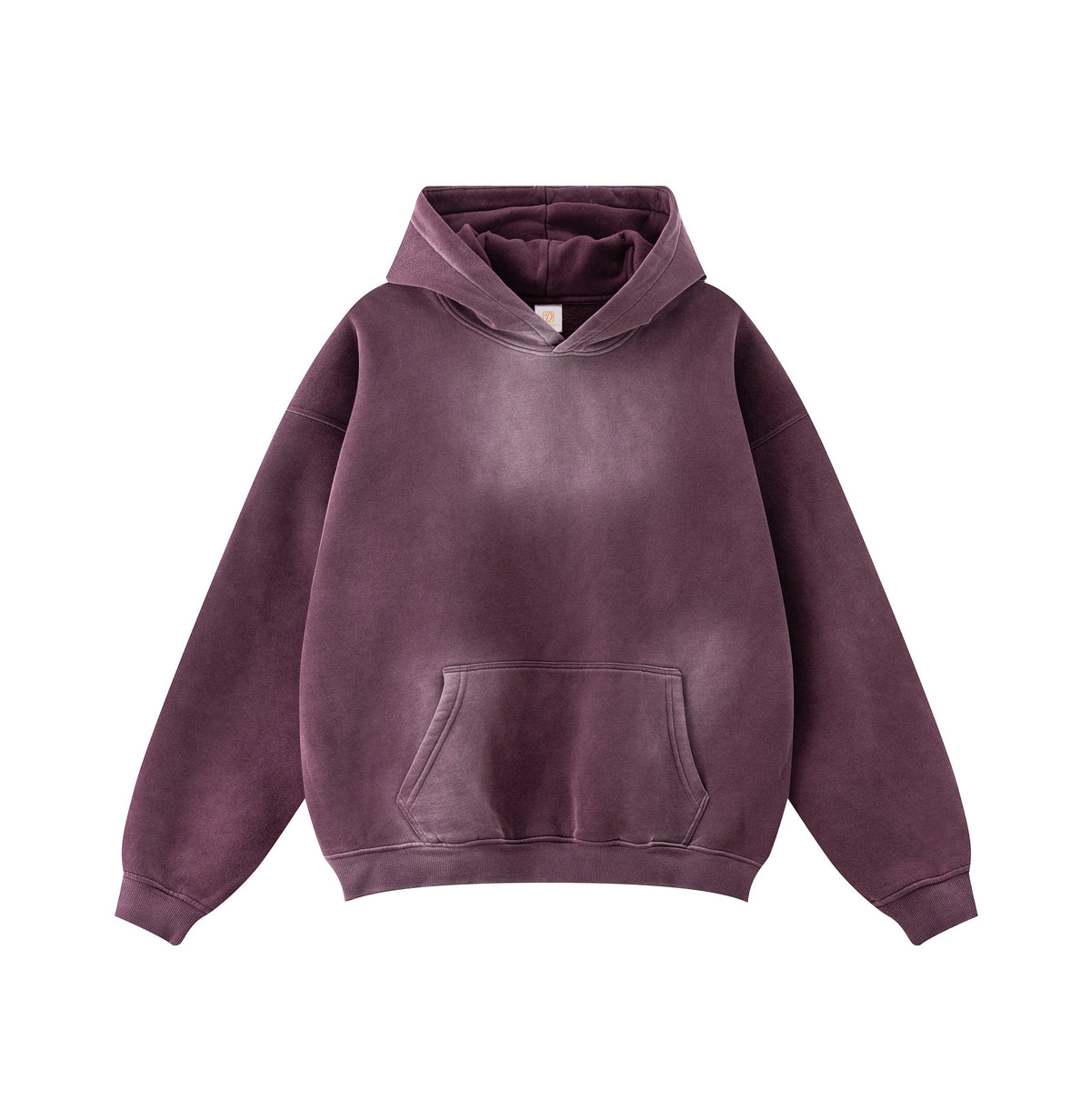 Gradient Color Printed Horse Chestnut Loose Hooded Fleece Pullover Vest Loose Fitting Casual Brand Pullover Hoodie Winter Style