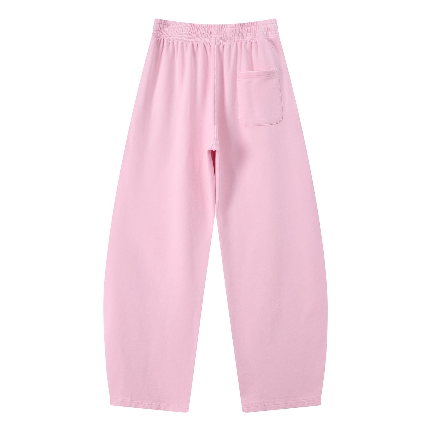 Customized Couture Washed Fabric Pants with Fading Effect Curved Blade Style Casual Heavyweight 360g Pure Cotton Sweatpants