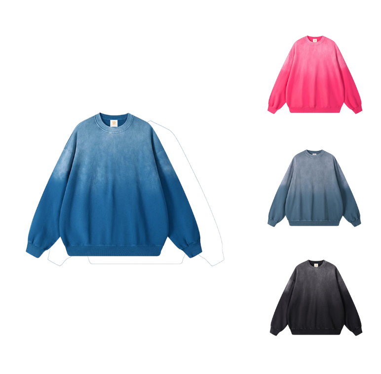 100% Cotton Round Collar Unisex High Quality Vintage Washed Custom logo Heavyweight Puff Printing Hoodie