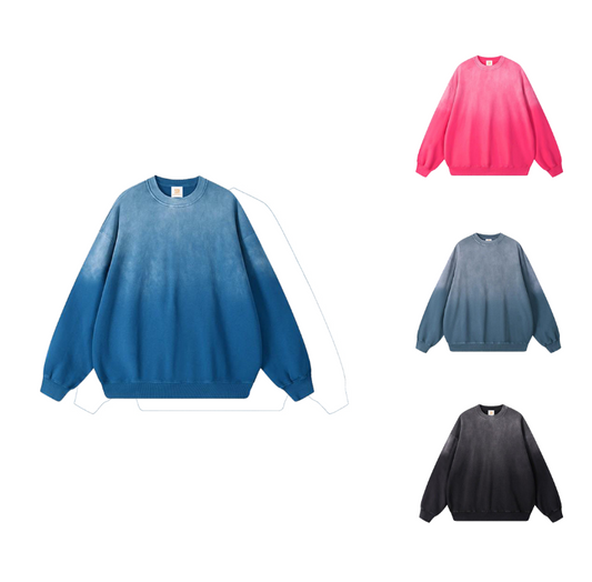 100% Cotton Round Collar Unisex High Quality Vintage Washed Custom logo Heavyweight Puff Printing Hoodie
