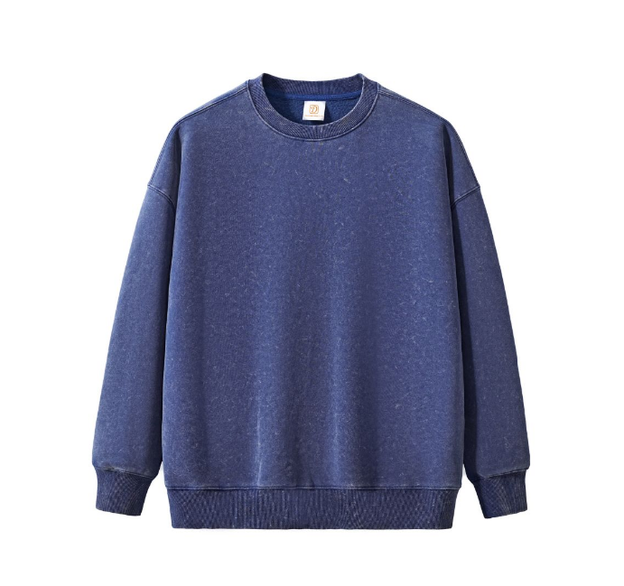 Sublimation Thick Oversize Unisex High Quality Drop Shoulder Pullover Fleece Washed Vintage Hoodies