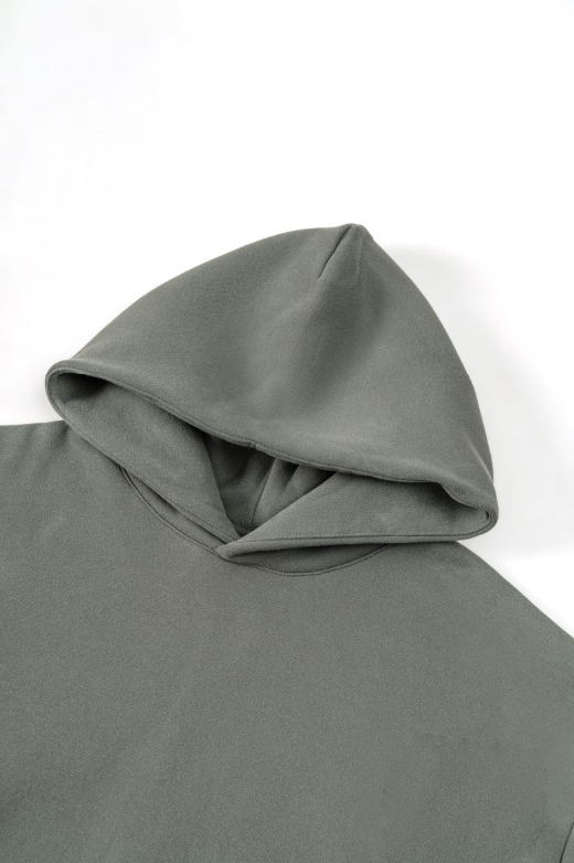 Custom logo Drop Shoulder Fleece Pullover High Quality Invisible Zipper Wholesale Fashion Unisex Hoodies