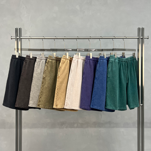 Customized Shorts Vintage 100% Cotton Sport Outdoor Summer Casual Shorts Wholesale Multi Color Washed High Quality Shorts
