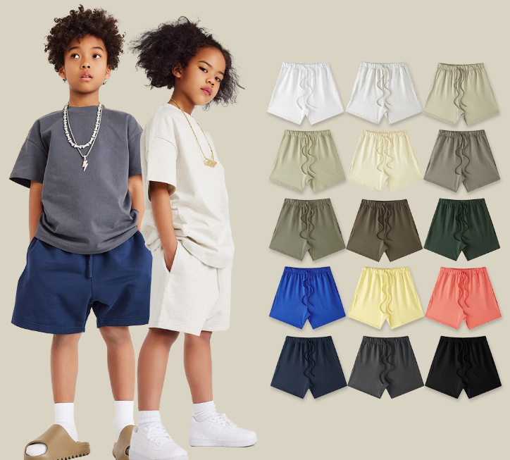 Heavyweight Custom 100% Cotton High Quality Screen Print Drop Shoulder Sublimation Streetwear Personalized Children's T-shirts