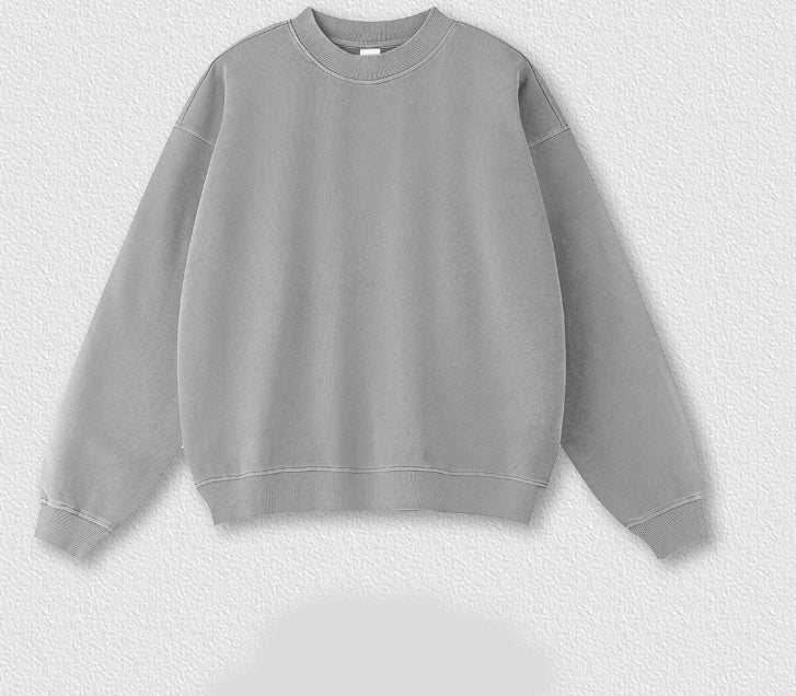 American Style 380 Grams 100% Cotton Worn Out Washed Hooded Round Neck Hoodie Sweatshirts Unisex Hoodies Fall and Winter Style