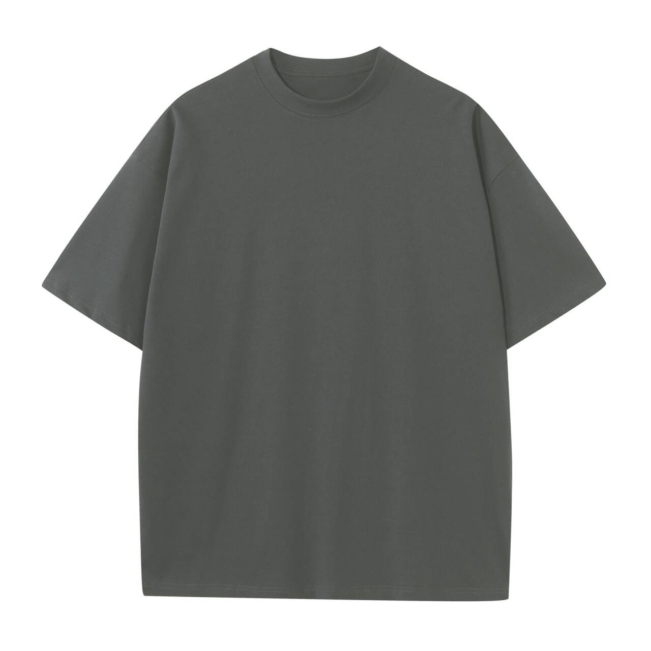 Cotton Tshirt Unisex High Quality Plain Pure Color Loose Blank Heavyweight Drop Shoulder Streetwear Heat Transfers for T-shirts