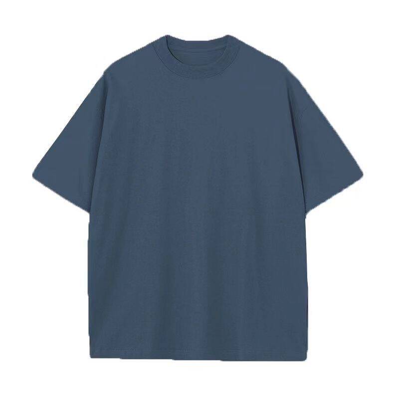 Summer New Style T-shirt Custom 100% Cotton Heavyweight Drop Shoulder Fashion Short Sleeve High Quality Wholesale Men's T-shirts