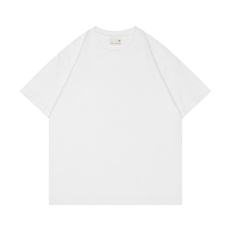 Oem Customized t Shirts Summer Casual 17 Color Cotton Short Sleeved T-shirt with Loose Shoulder Design Unisex Anufacturer
