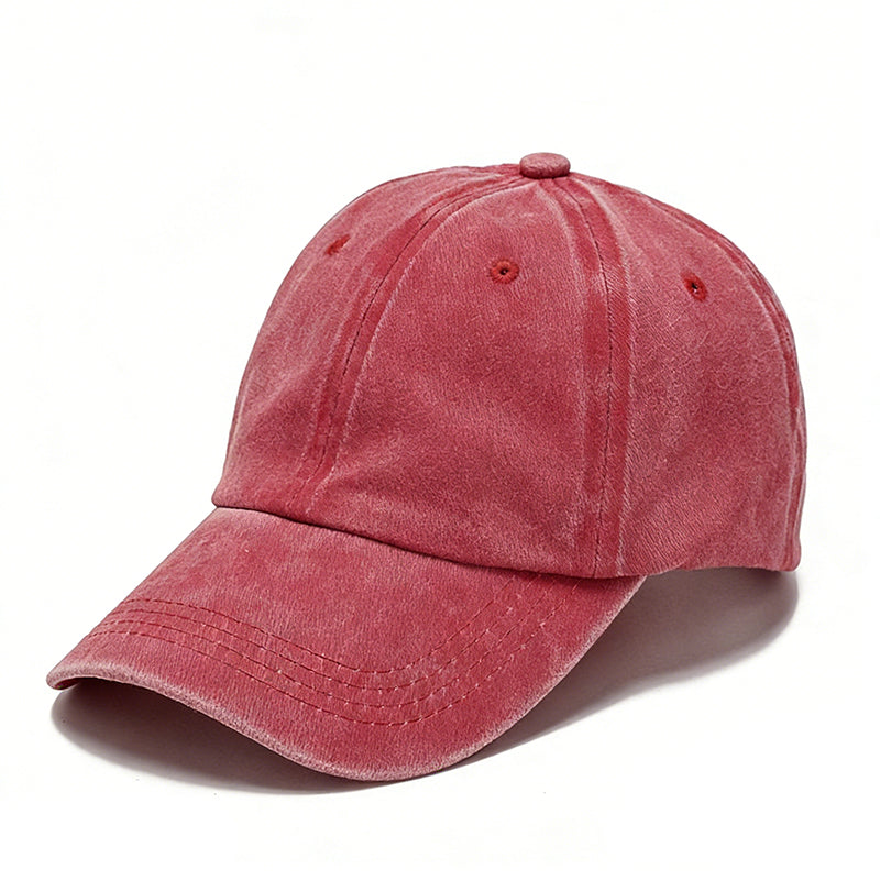 Custom Acid Wash Caps Blank Cotton Streetwear Factory Direct Distressed High Quality Fashionable New Style Children's Cap