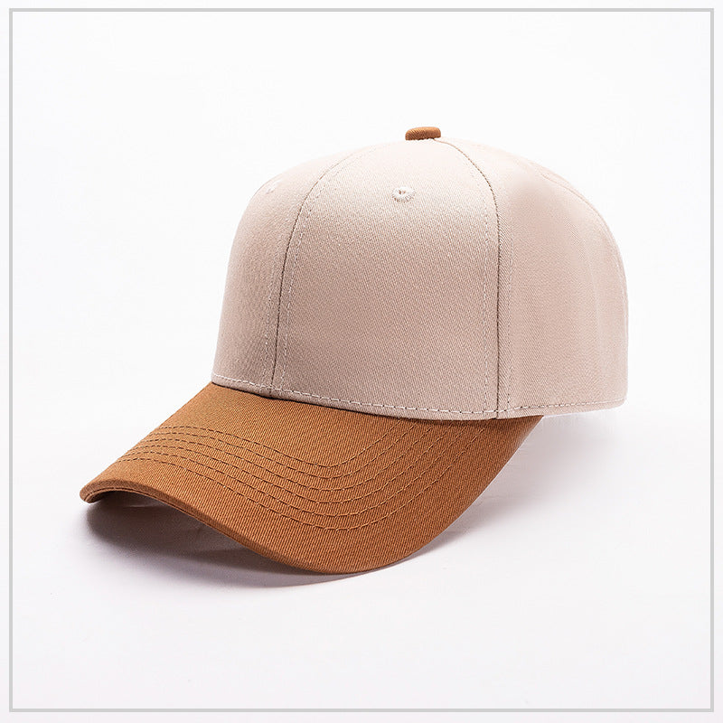 Custom 100% Cotton Caps 6-Panel High Quality Summer Patchwork Streetwear Fashion Design Wholesale Blank Puff Print Caps