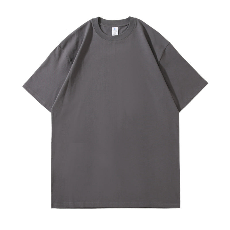 Customized t Shirts 8 Color 230g Pure Cotton Five quarter Sleeve Shoulder less Short sleeved T shirt + Front-sleeve T-shirt