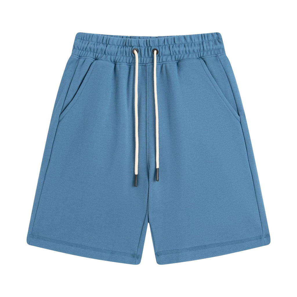 Men's Casual Heavyweight Shorts High Quality Pure Color Custom Design Streetwear Puff Printing Personalized Wholesale Shorts