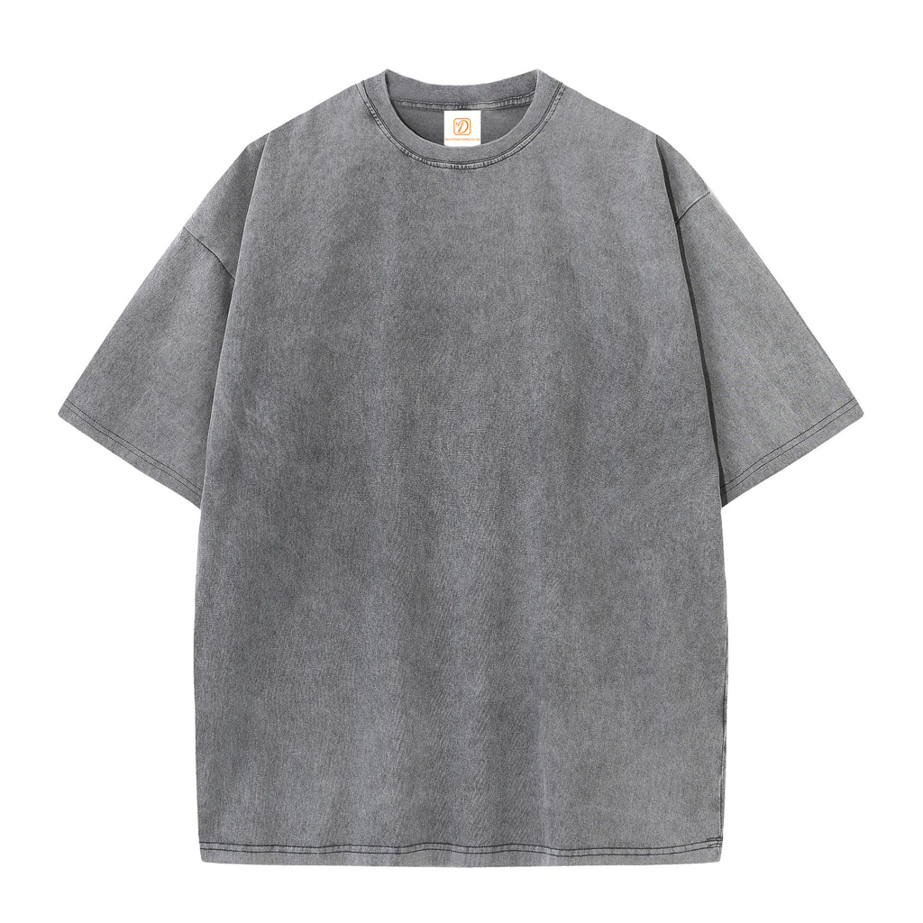 Plus Size Men's High Quality Streetwear Vintage Custom Drop Shoulder Oversized High Quality T-shirt Wholesale