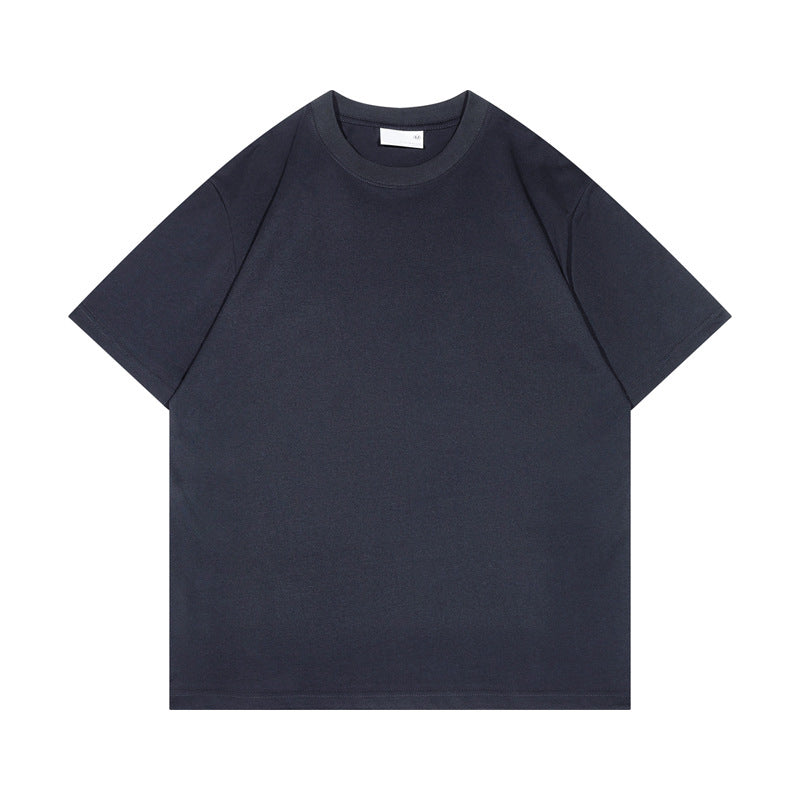 100% Cotton Drop Shoulder Pure Color Wholesale Price Distressed Embroidery Sublimation Heat Transfers for T-shirts