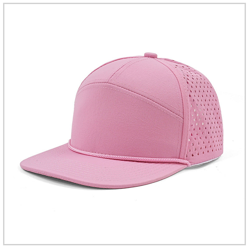 Quick-drying High Quality Caps Wholesale 7-Panel Adjustable Custom Streetwear Prue Color Fashion Personalized Design Caps