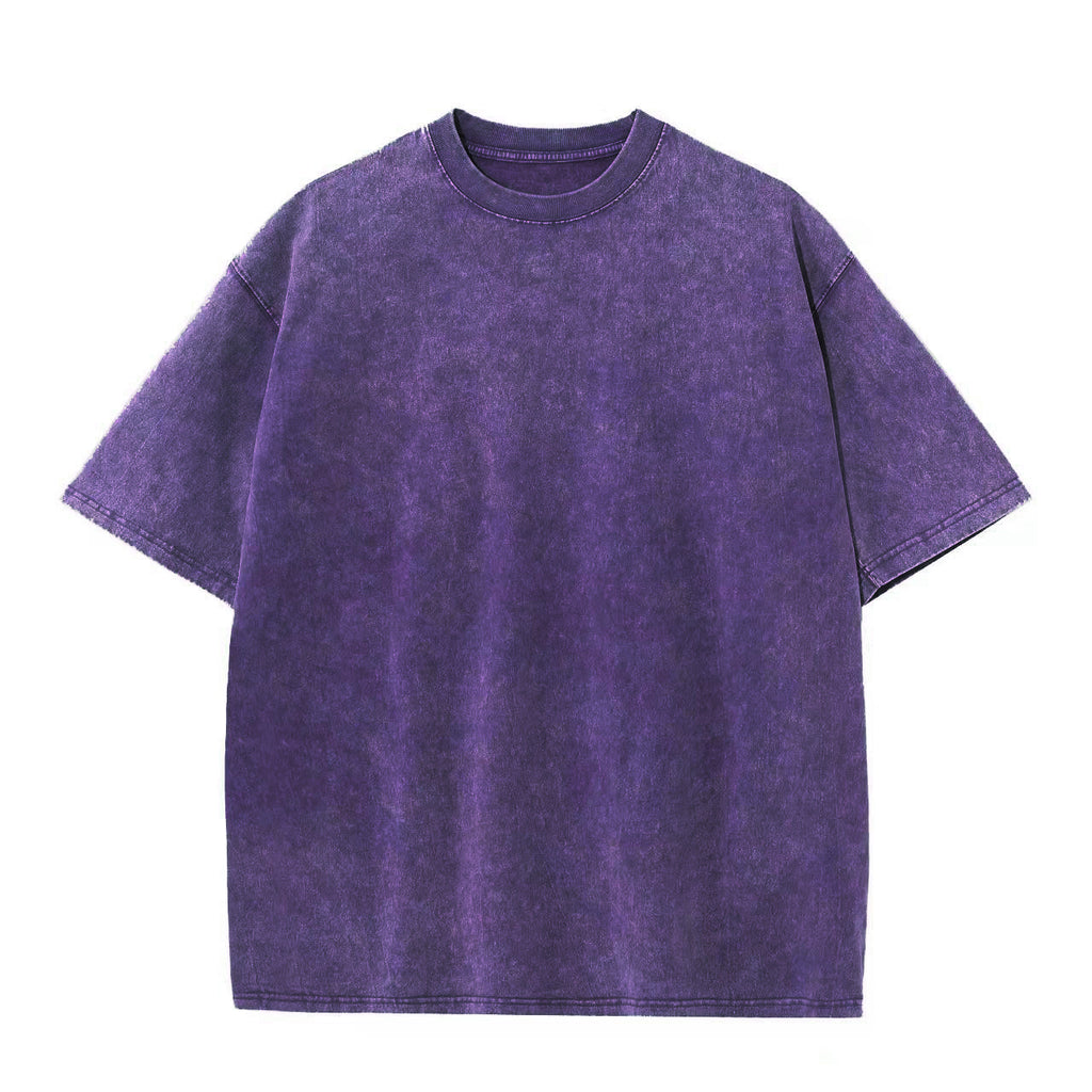 Custom Vintage t Shirt 230g High Quality 100% Cotton Round Neck Puff Print Drop Shoulder Blank Fashionable Wholesale t Shirts