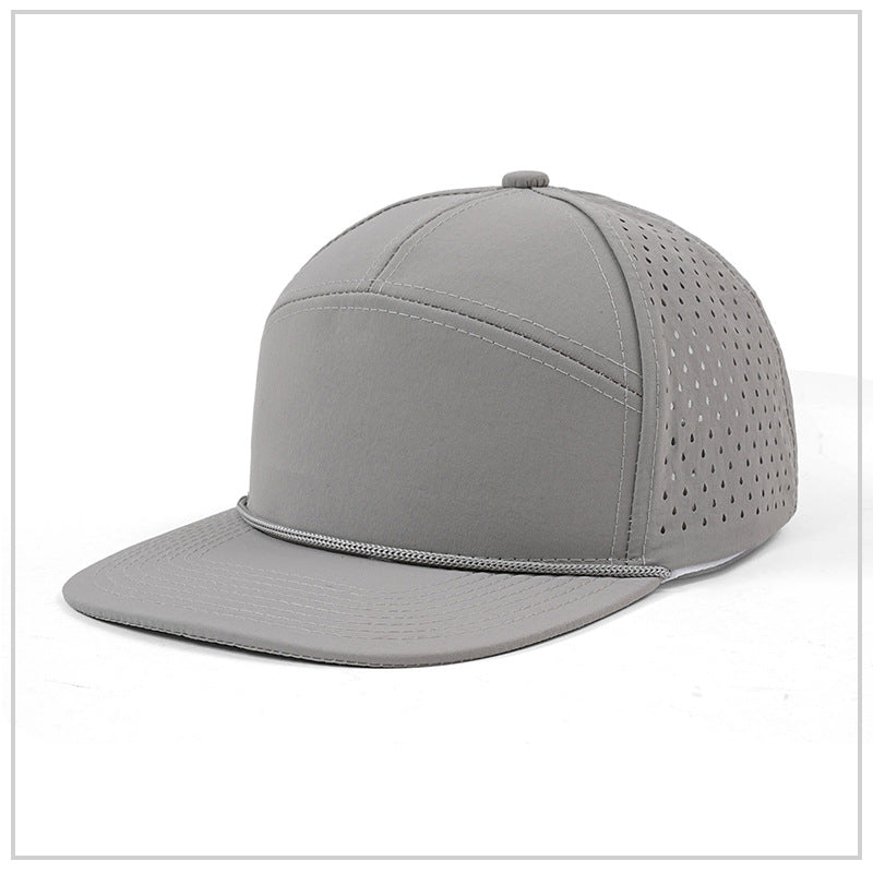 Quick-drying High Quality Caps Wholesale 7-Panel Adjustable Custom Streetwear Prue Color Fashion Personalized Design Caps