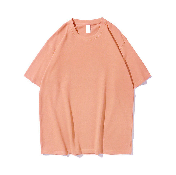 Customized T-shirt That Suits You 30 Colors of 100% Cotton Short Sleeved T-shirt with a Loose Shoulder Design American Style