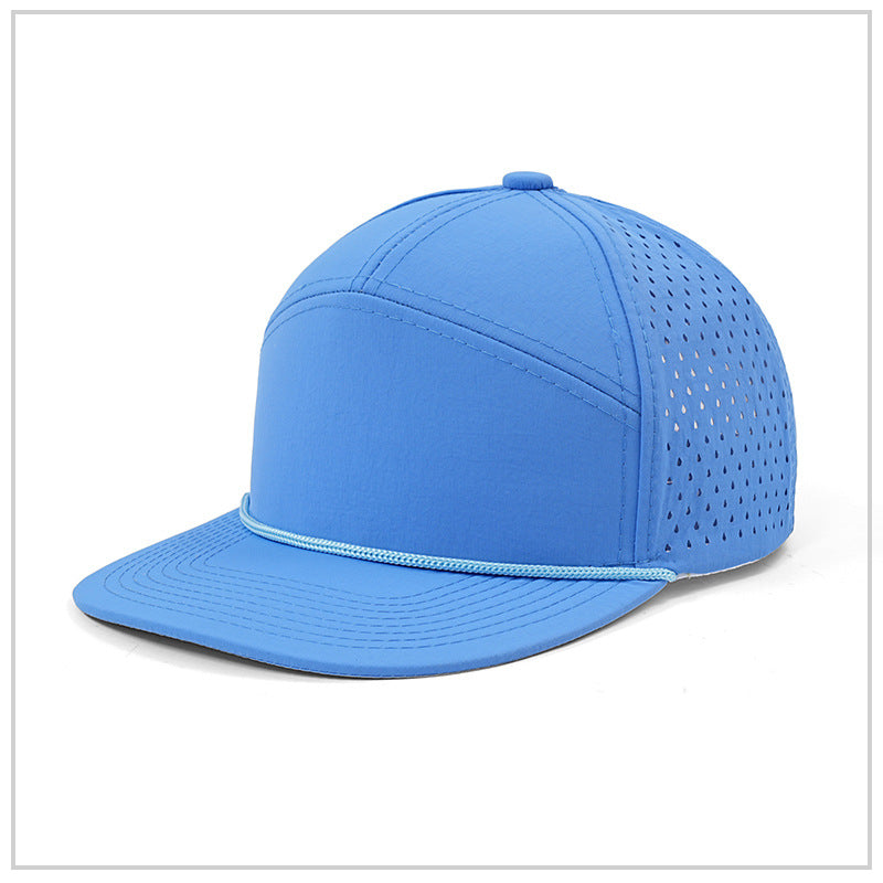 Quick-drying High Quality Caps Wholesale 7-Panel Adjustable Custom Streetwear Prue Color Fashion Personalized Design Caps