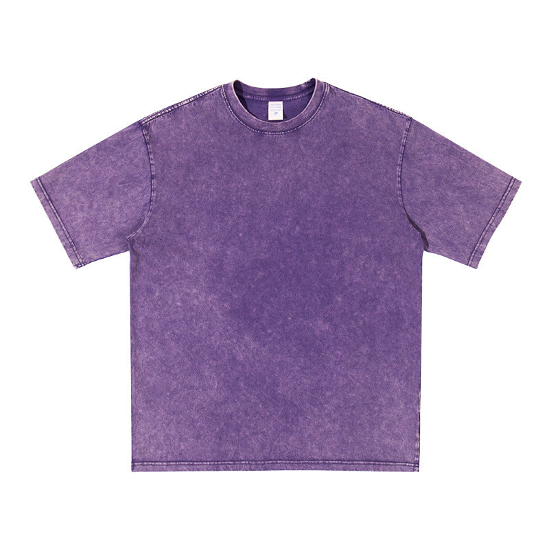 Customized t Shirts Heavyweight Vintage High Quality Streetwear Blanks 100% Cotton Wahsed Personalized T-shirt