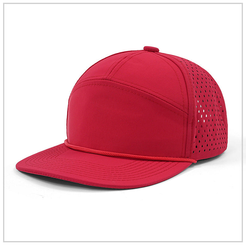 Quick-drying High Quality Caps Wholesale 7-Panel Adjustable Custom Streetwear Prue Color Fashion Personalized Design Caps