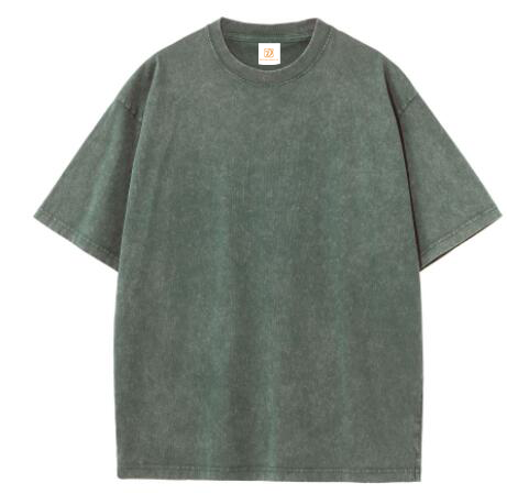 Vintage t Shirt Streetwear Custom High Quality Drop Shoulder Casual Embroidery logo Blank Heavyweight Fashion Men's T-shirts