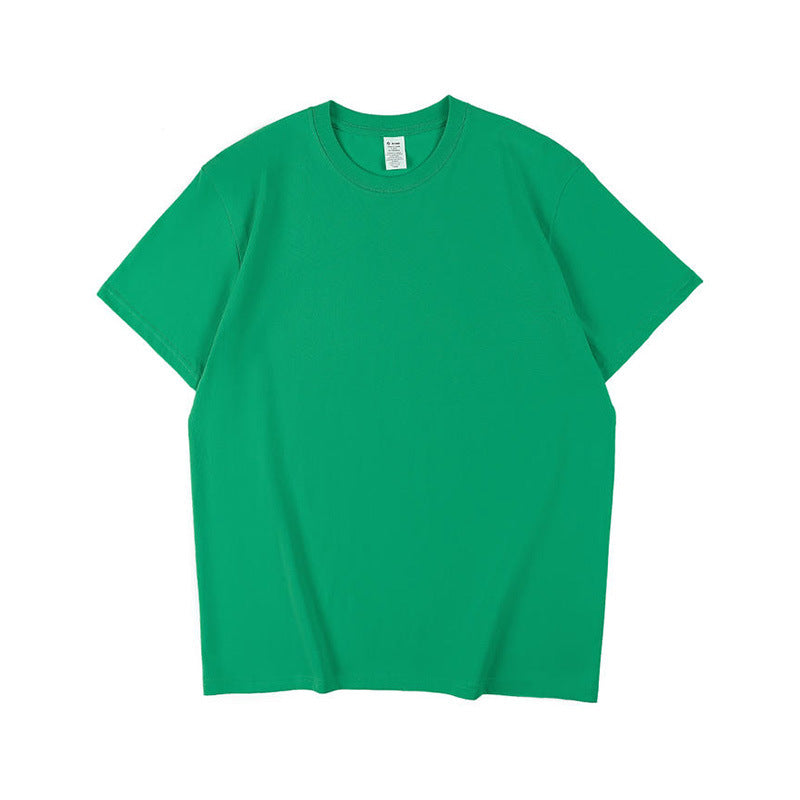220g 100% Cotton Tshirt Customized Short Sleeve Loose High Quality Round Neck Drop Shoulder Personalized Design t Shirt for Men