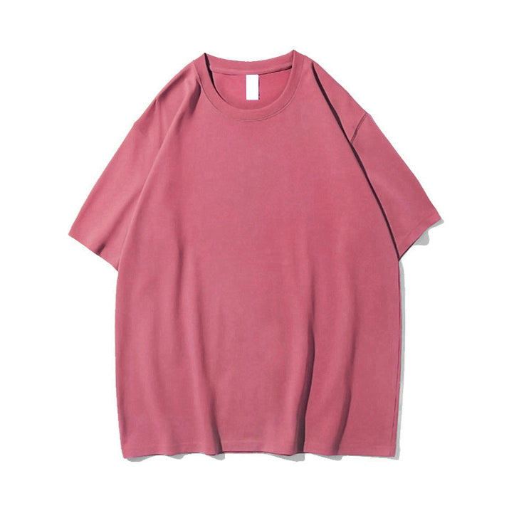 Oversized Tshirt Casual Drop Shoulder Custom Distressed Embroidery 100% Cotton O-neck Streetwear High Quality Plain t Shirt