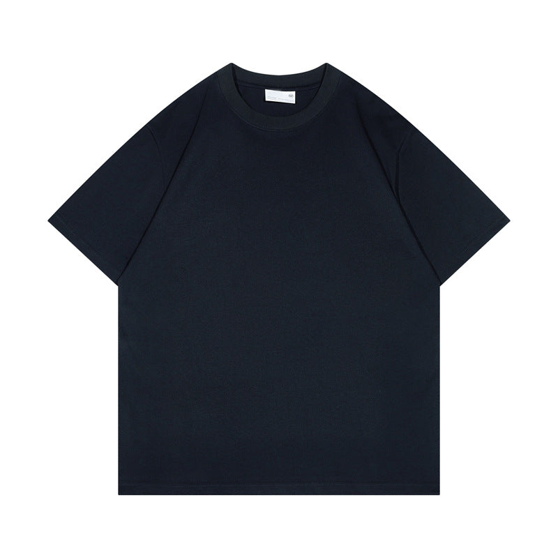 Oversized Men's T-shirts Heavyweight Crewneck Pure Color 100% Cotton Summer Short Sleeve Unisex High Quality Wholesale t Shirts