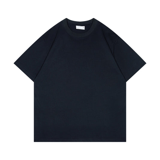 Oversized Men's T-shirts Heavyweight Crewneck Pure Color 100% Cotton Summer Short Sleeve Unisex High Quality Wholesale t Shirts