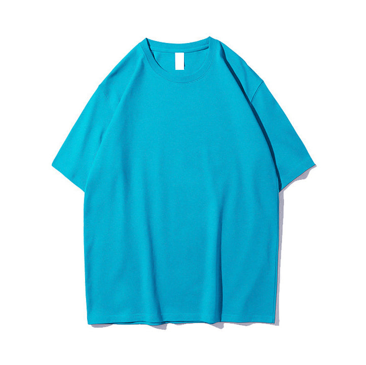 Plus Size Men's Tshirt Casual High Quality Short Sleeve 100% Cotton Sublimation Drop Shoulder Streetwear Multi Color Tshirt