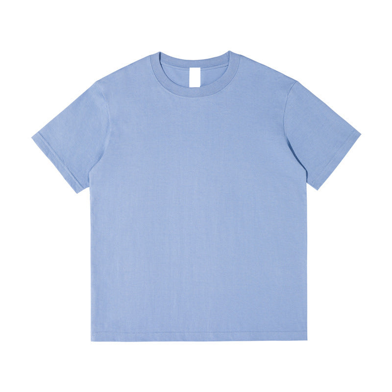 Oversized Blank Custom Tshirt Custom Heavy Cotton High Quality Basic Pure Color Summer Short Sleeve Plain Design Men's T-shirts