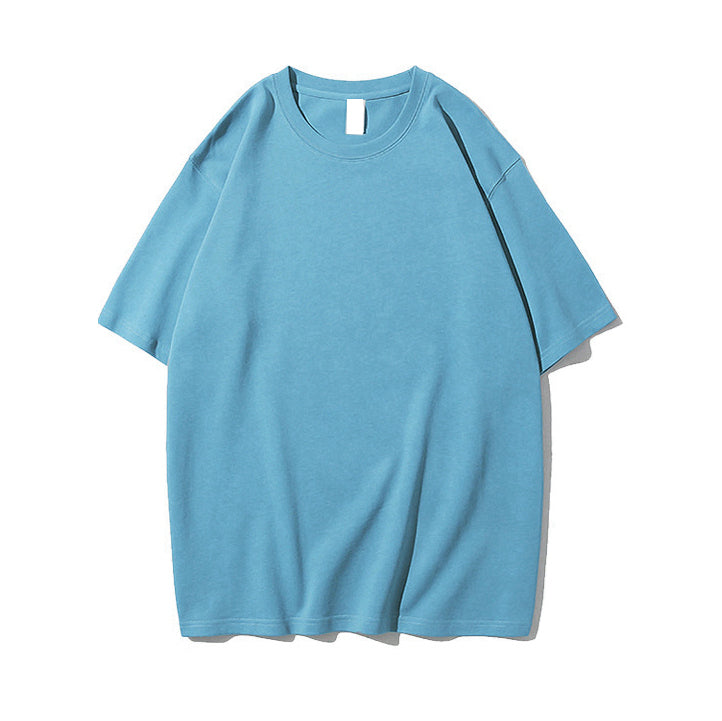 Plus Size Men's Cotton Tshirt Customized High Quality Loose Drop Shoulder Multicolor New Style Streetwear Wholesale Plain Tshirt