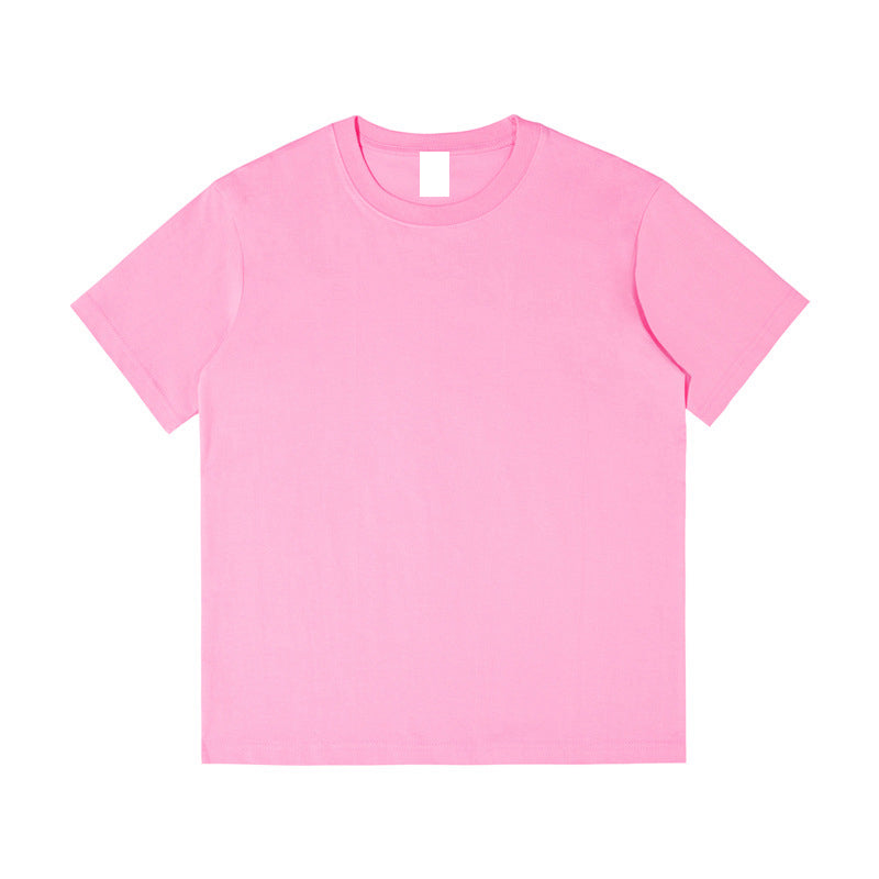 Oversized Blank Custom Tshirt Custom Heavy Cotton High Quality Basic Pure Color Summer Short Sleeve Plain Design Men's T-shirts