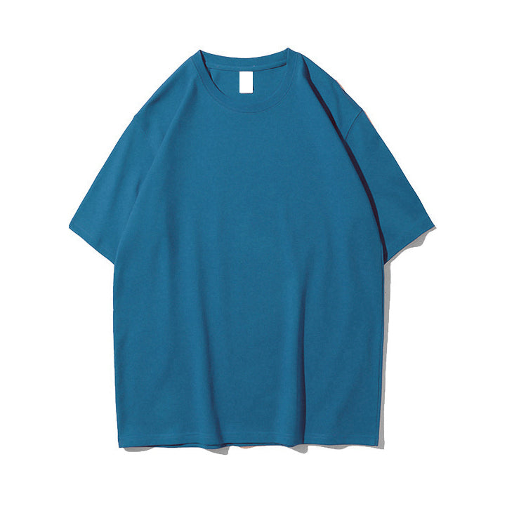 Oversized Tshirt Casual Drop Shoulder Custom Distressed Embroidery 100% Cotton O-neck Streetwear High Quality Plain t Shirt