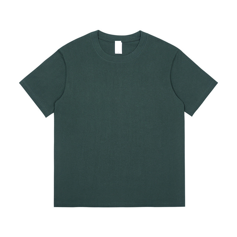 Oversized Blank Custom Tshirt Custom Heavy Cotton High Quality Basic Pure Color Summer Short Sleeve Plain Design Men's T-shirts