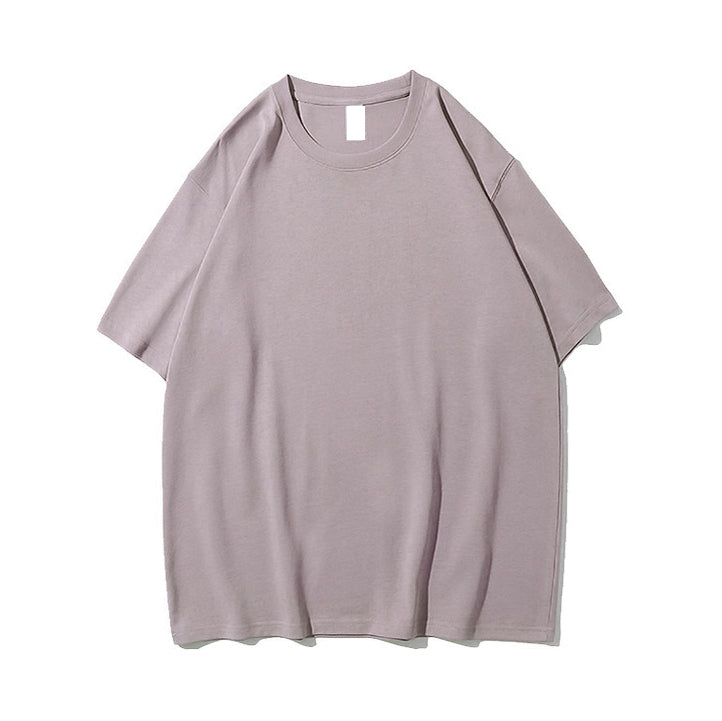 Plus Size Men's Cotton Tshirt Customized High Quality Loose Drop Shoulder Multicolor New Style Streetwear Wholesale Plain Tshirt